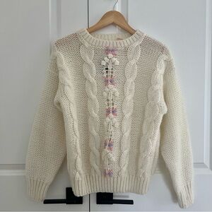 Icicles Vintage Acrylic Knitted Sweater